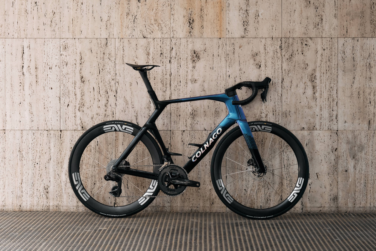 Colnago Y1Rs | Size XL | YSBO Dark Series | 7.705 kg drive train side view