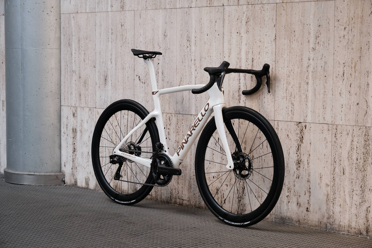 Cicli Corsa Pinarello F7_Alabaster White 530 Shimano Ultegra Di2 Most Complete Bicycle